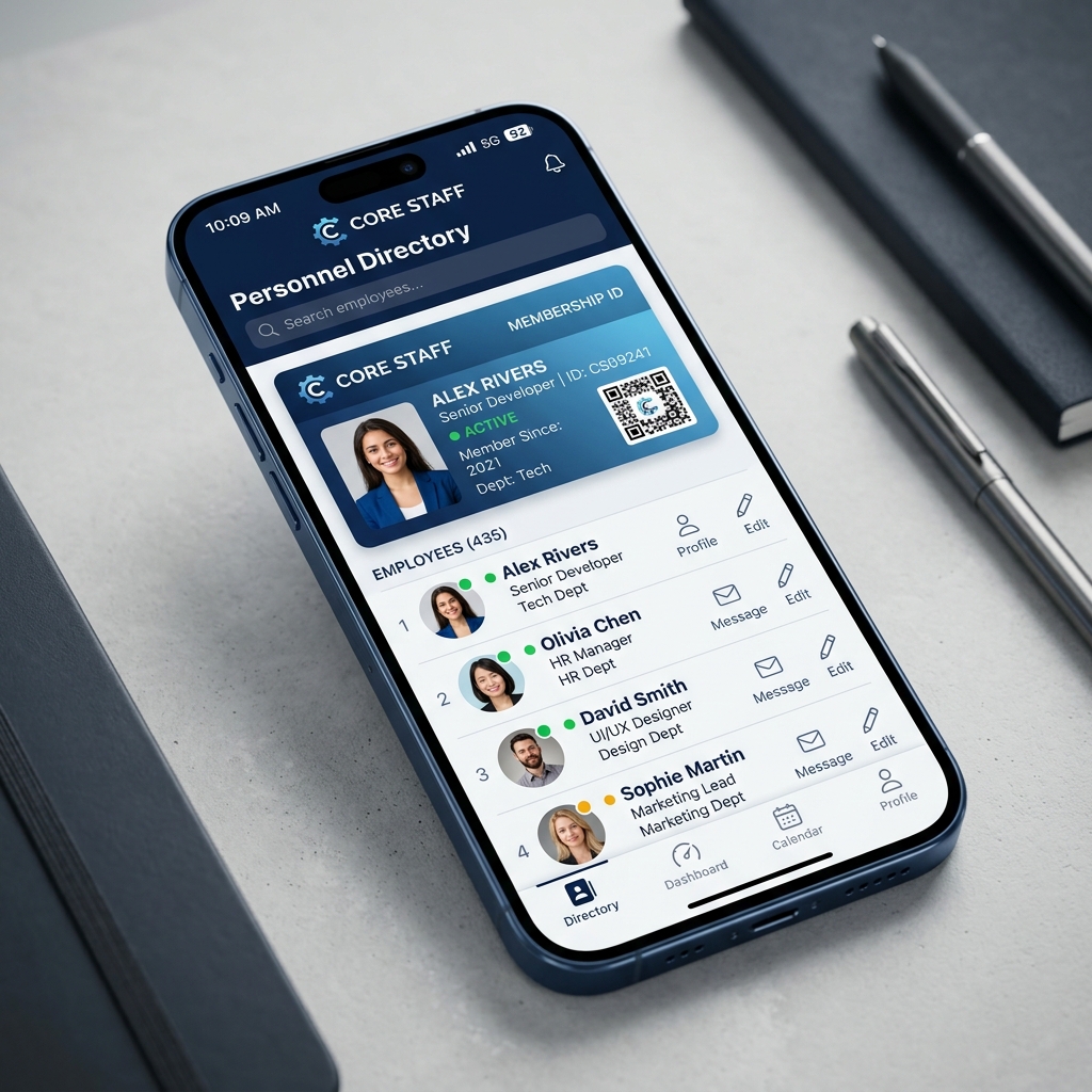 HR Personnel Management Mockup