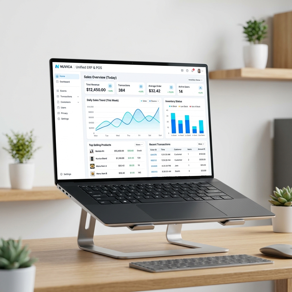 POS Dashboard Mockup